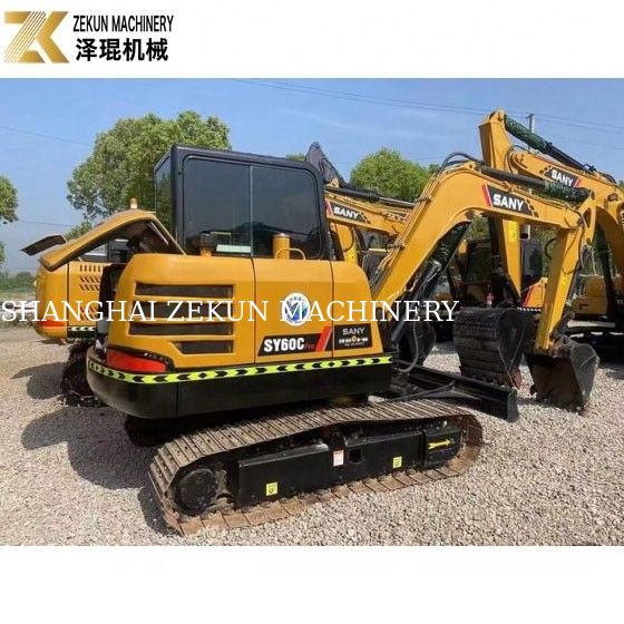 6T Used Sany SY60C Excavator with Hydraulic Cylinder Original Mini Excavator