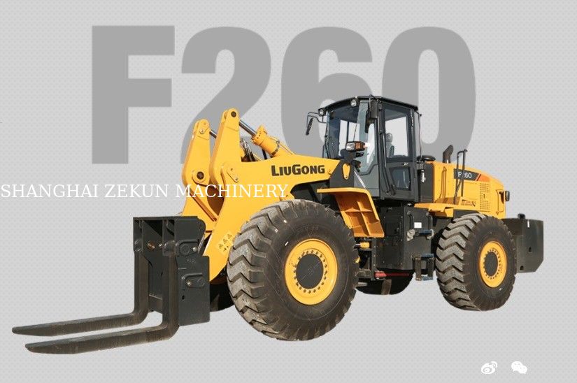 Second-Hand Fork F260 Loader 7-9 Tons for Building Material Shops
