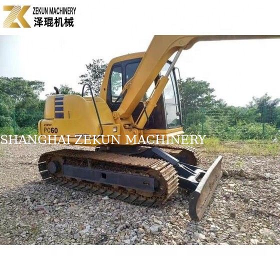 6200 KG Machine Weight Used Komatsu PC60-7 Excavator From Japan Original Hydraulic Pump
