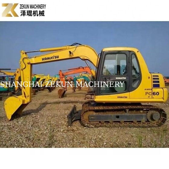 6200 KG Machine Weight Used Komatsu PC60-7 Excavator From Japan Original Hydraulic Pump