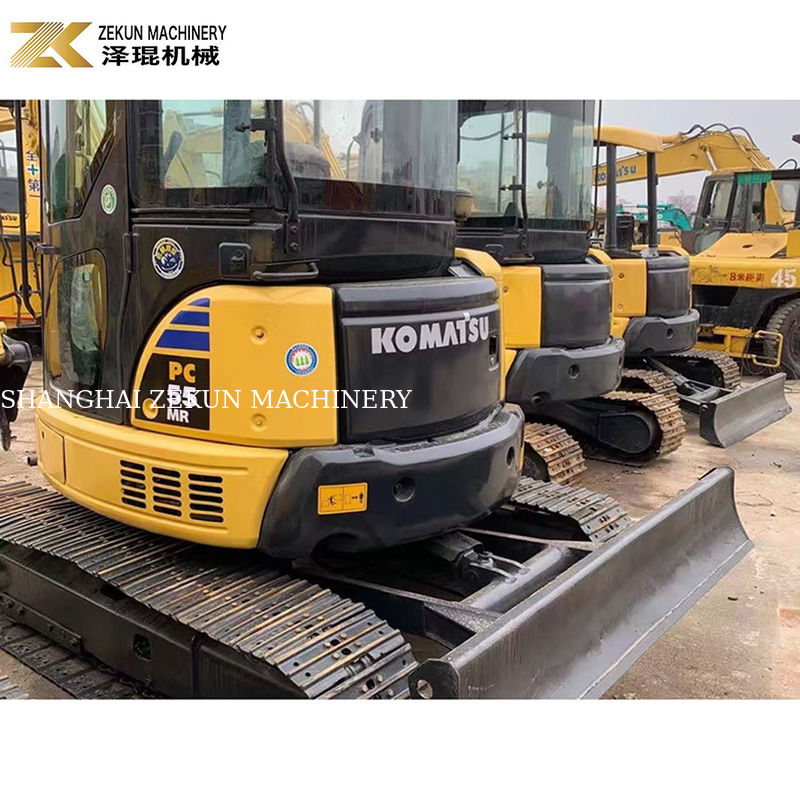 Second Hand Komatsu PC55MR-2 Excavator with 28.5KW Power and 0.2m3 Bucket Capacity