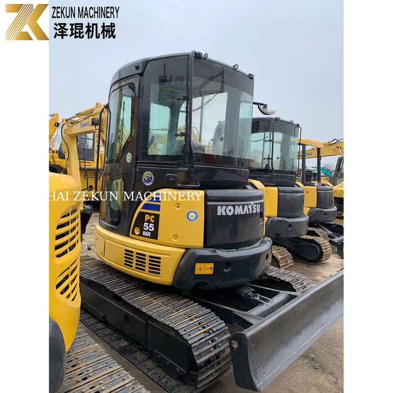 Second Hand Komatsu PC55MR-2 Excavator with 28.5KW Power and 0.2m3 Bucket Capacity