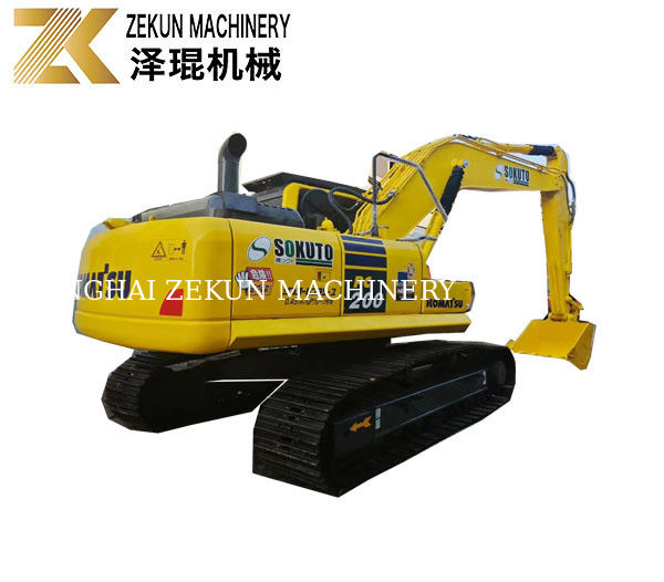 Low Working Hours 2001-4000 Komatsu PC200-8 Used Crawler Excavator in Good Condition