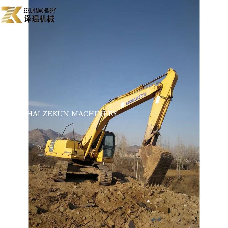Komatsu PC200-7 Crawler Excavator 20 Ton Used in 2015 for Construction Machinery