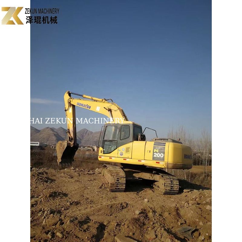 Komatsu PC200-7 Crawler Excavator 20 Ton Used in 2015 for Construction Machinery