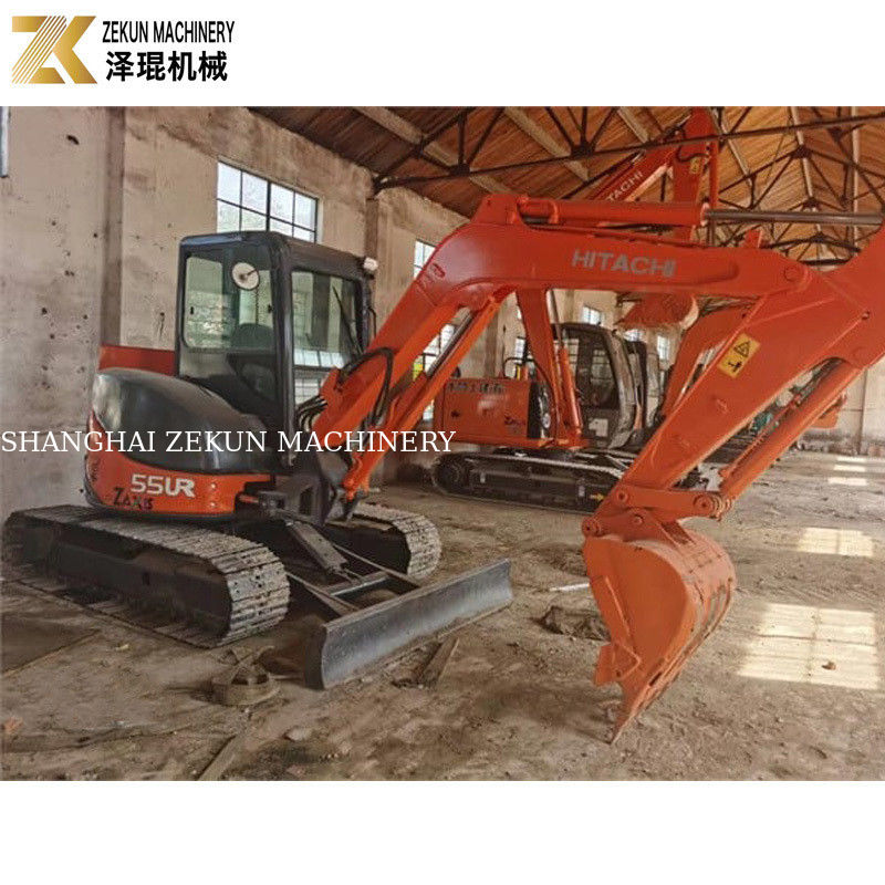 33.1Kw Power Hitachi ZX55 Excavator 5.5 Ton Mini Bagger with 2001-4000 Working Hours