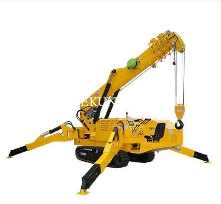 Mini Spider Lifting Crawler Crane KB8.0 Hydraulic Crane for Max. Lifting Height 15.7m