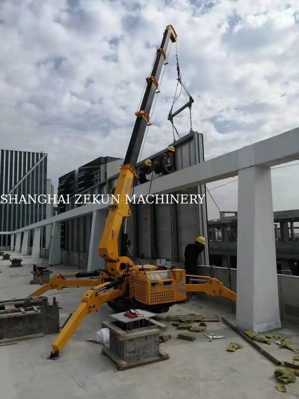 Mini Spider Lifting Crawler Crane KB8.0 Hydraulic Crane for Max. Lifting Height 15.7m