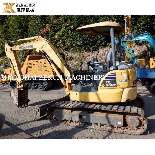Used Japan Komatsu PC55MR PC55MR-2 Excavator 5.5Ton for Building and Agriculture Digging