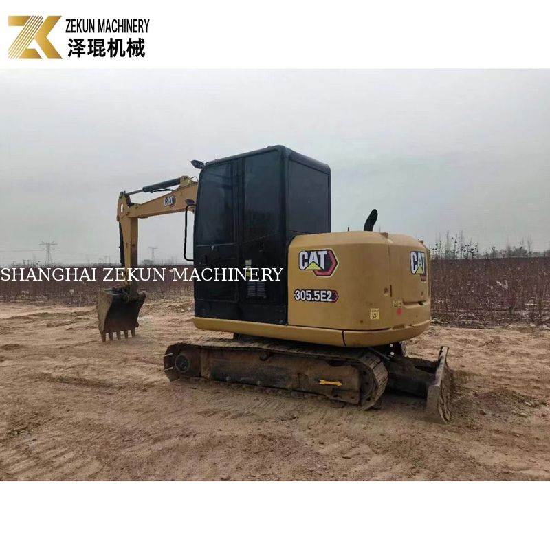 CAT 305.5E2 Crawler Excavator Used 5.5 Ton with Hydraulic Thumb from Caterpillar
