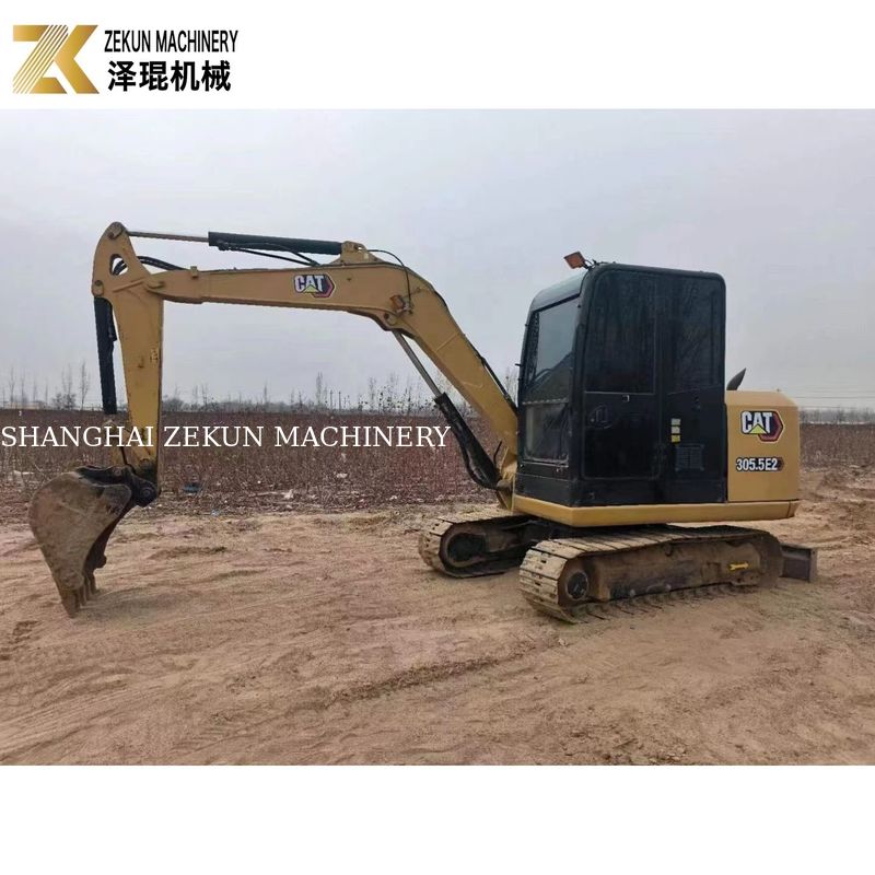 CAT 305.5E2 Crawler Excavator Used 5.5 Ton with Hydraulic Thumb from Caterpillar