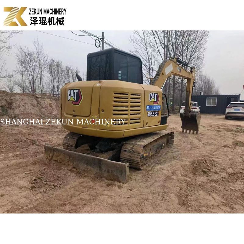 CAT 305.5E2 Crawler Excavator Used 5.5 Ton with Hydraulic Thumb from Caterpillar