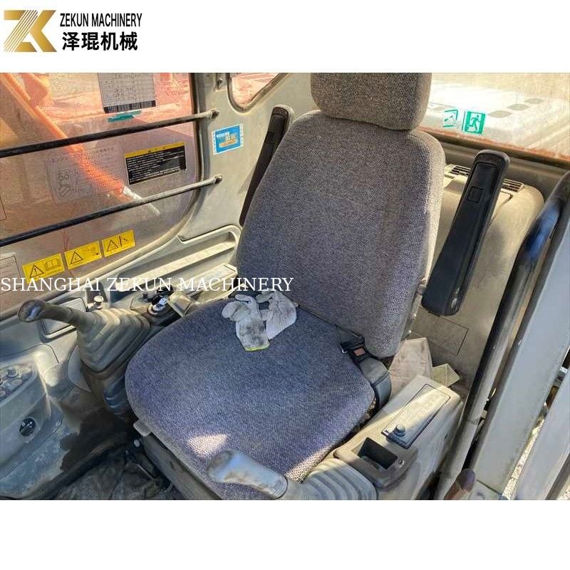 Original Color 12Ton Used Hitachi EX 120 Excavator EX120-5 with 60.5Kw ISUZU Engine