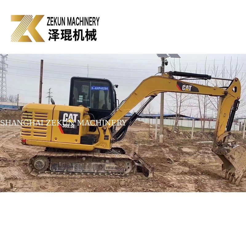 Used CAT 305.5E2 Mini Excavator Tracked 305.5 5380 KG Machine Weight 32KW Power