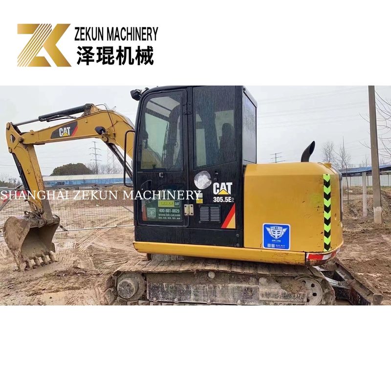 Used CAT 305.5E2 Mini Excavator Tracked 305.5 5380 KG Machine Weight 32KW Power