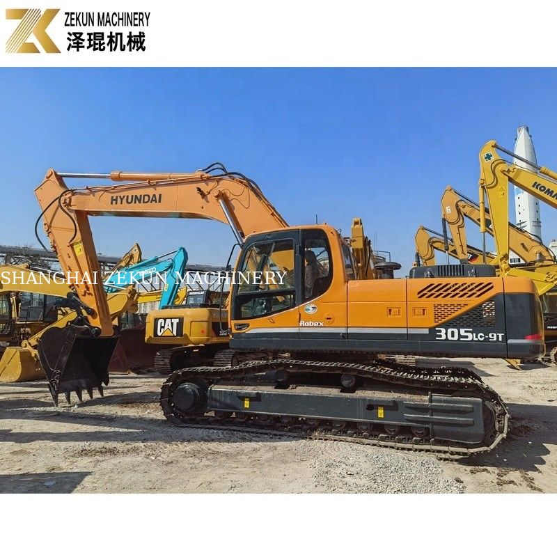 30 Ton Used Hyundai 305 Excavator 305LC 305LC-9T From Korea 1.4m3 Bucket