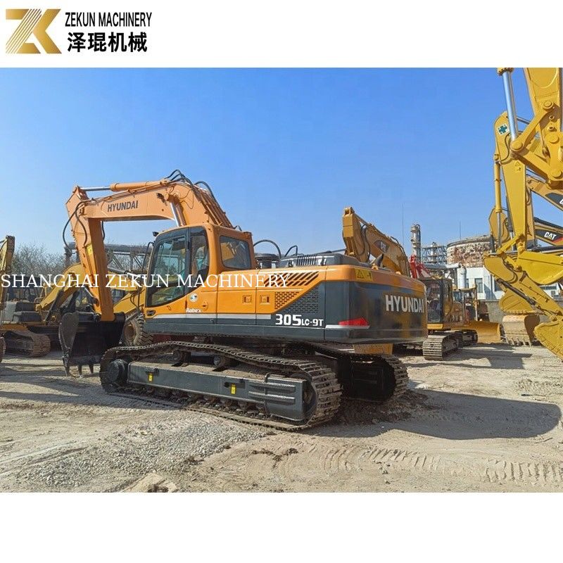 30 Ton Used Hyundai 305 Excavator 305LC 305LC-9T From Korea 1.4m3 Bucket