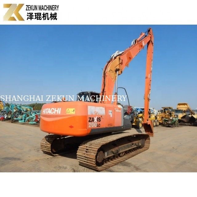 Original ZX200LC-3 Long Arm Excavator 20T Capacity And Long Reach Boom