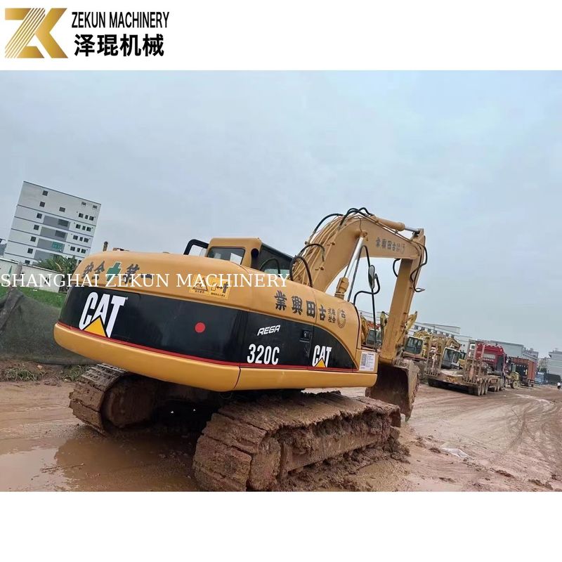 110KW Heavy Equipment Used CAT320 Excavator Caterpillar 320C Working Hours 4001-6000