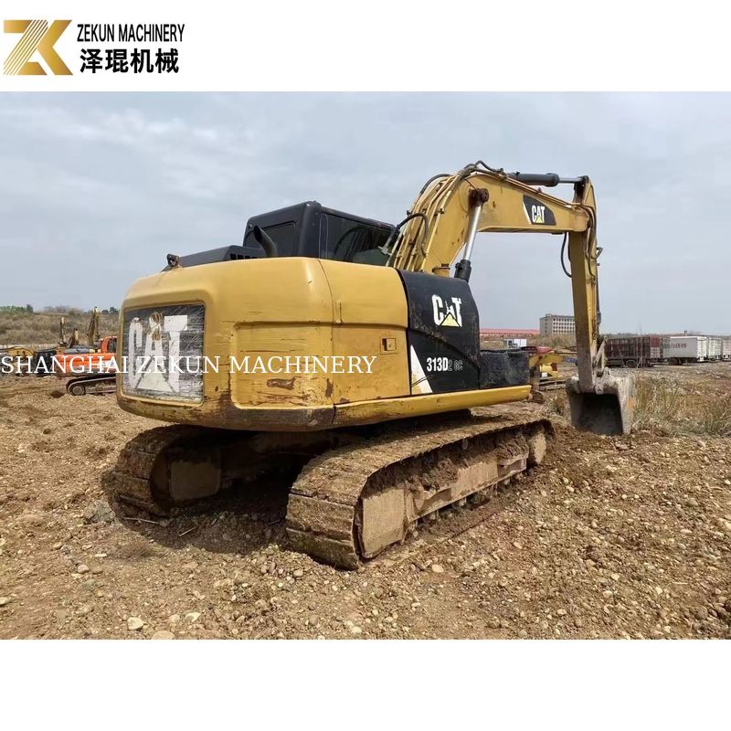 Used Cat 313 Excavator 13 Ton Road Building Equipment with 0.65m3 Bucket Capacity