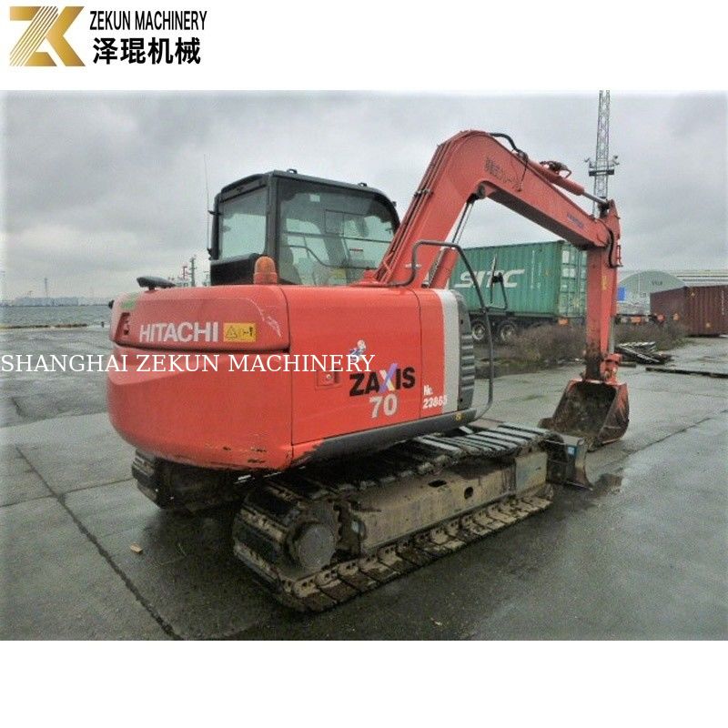 7 Ton Hitachi ZX 70 Excavator With Thumb and Powerful ISUZU Engine for Small Bucket