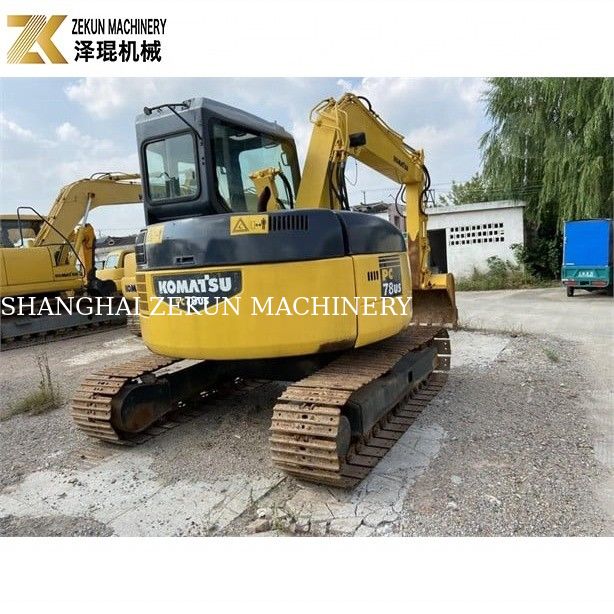 Used Komatsu PC78 Excavator 7ton PC78US-6 with 0.28m3 Bucket Capacity and 37KW Power