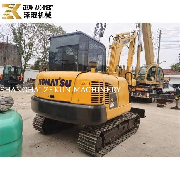 Komatsu PC56-7 Mini Excavator with 5 Ton Operating Weight and Durable Diesel Engine