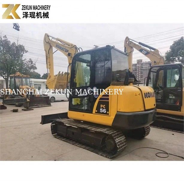 Komatsu PC56-7 Mini Excavator with 5 Ton Operating Weight and Durable Diesel Engine