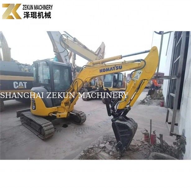 3.5 Ton Mini Used KOMATSU PC35MR-5 Excavator from 2016 with Hydraulic Digger Machine