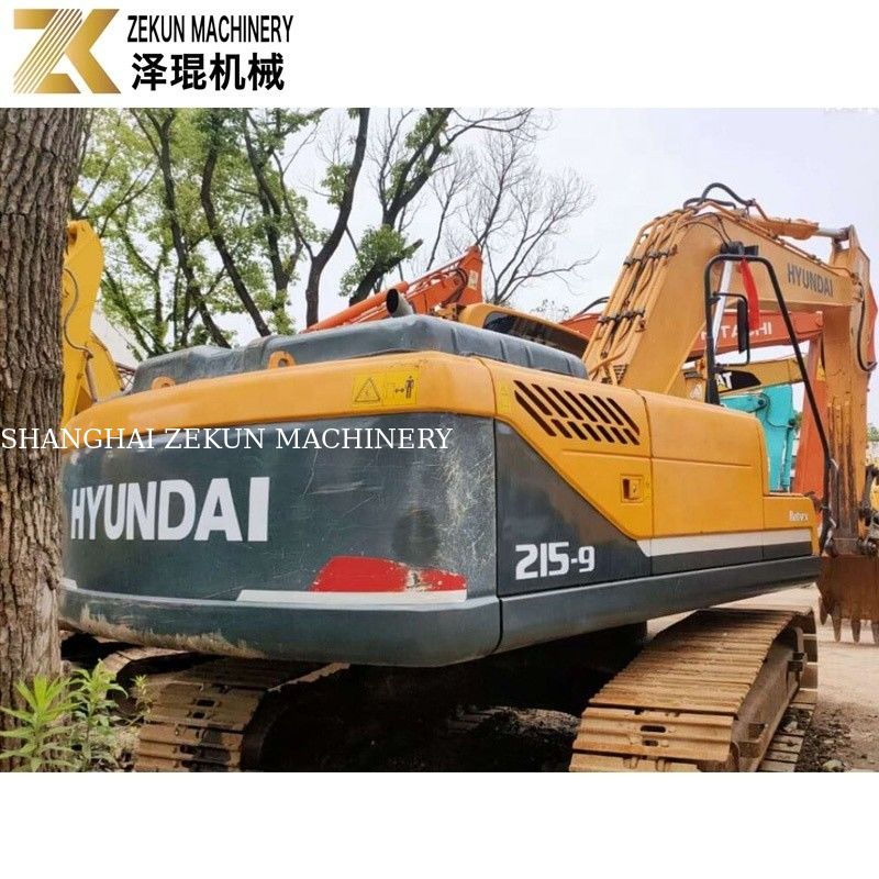 21 Ton Used Hyundai 215 Excavator R215-9 Second Hand Diggers With Original Pump