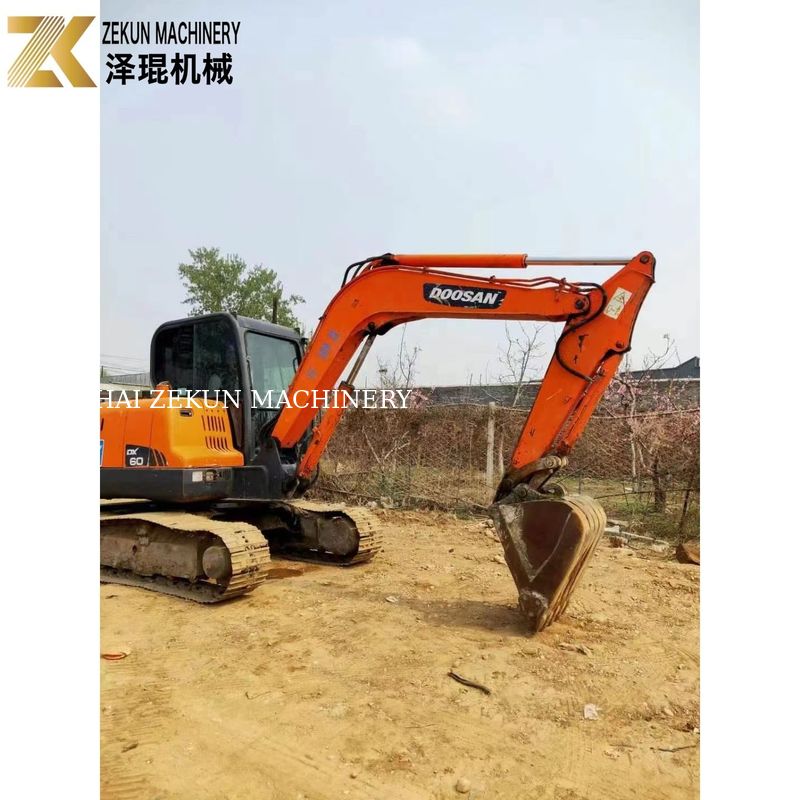 Second Hand Doosan DX60-7 DX60-9 6T Used Crawler Excavator  From Korea