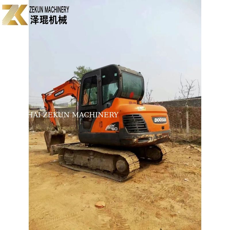 Second Hand Doosan DX60-7 DX60-9 6T Used Crawler Excavator  From Korea