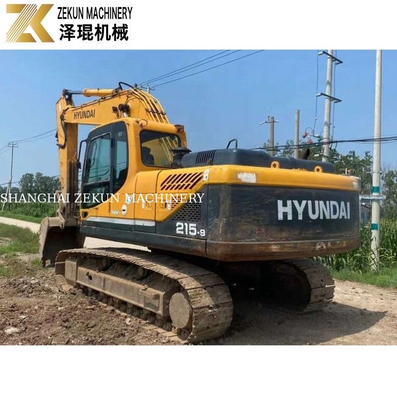112KW 2018 Hyundai R215 Excavator 215-9 21.5 Ton Second Hand Excavators