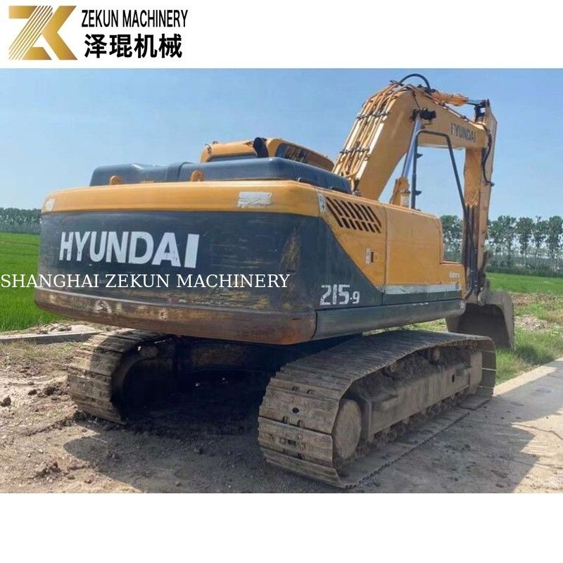 112KW 2018 Hyundai R215 Excavator 215-9 21.5 Ton Second Hand Excavators