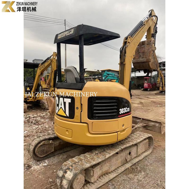 0.03M3 Bucket Capacity CAT303 CCR 303E Used Mini Excavator for Your Requirements