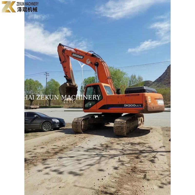 DH300-7 Used Doosan Excavator 30Ton 2017 Year Hydraulic Cylinder For Mining