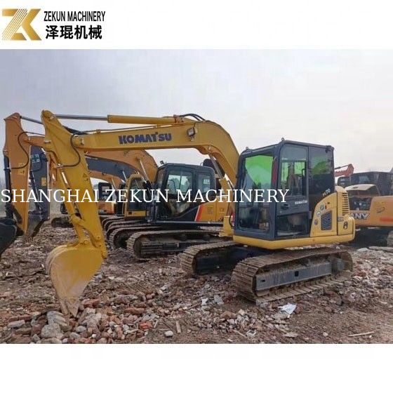 0.35m3 Bucket Used Komatsu Excavator PC 70 8 7T Used Komatsu Mini Excavator