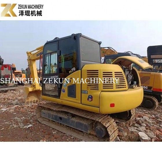 0.35m3 Bucket Used Komatsu Excavator PC 70 8 7T Used Komatsu Mini Excavator