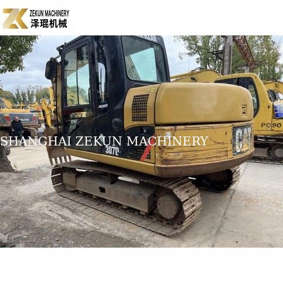 41.5KW Used Cat 307 Excavator 7 Ton Used Crawler Excavator  Construction