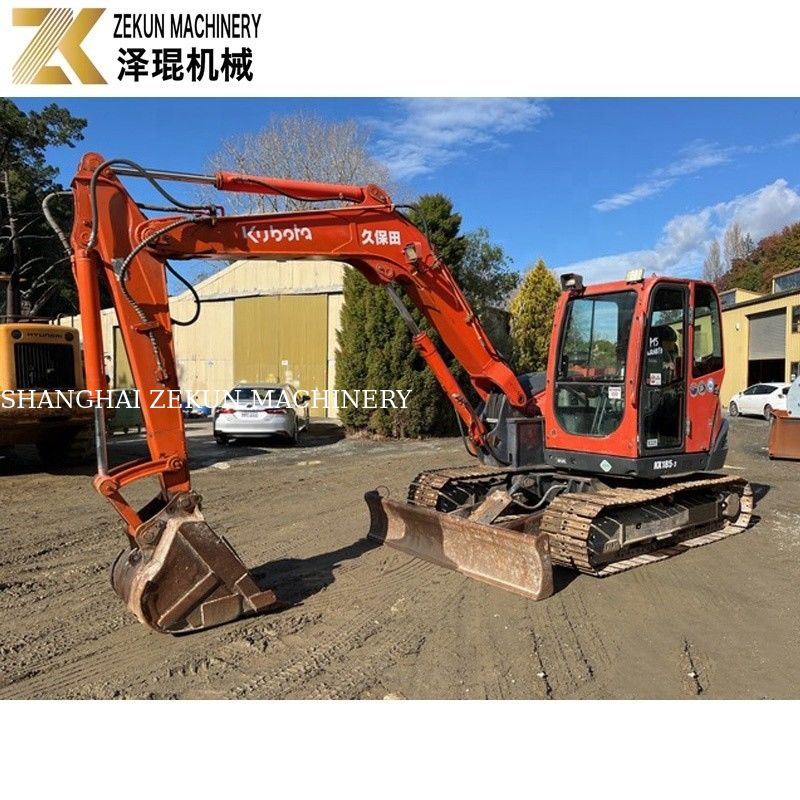 KX185 KX185-3 8 Ton Mini Excavator Kubota 185 Used Excavator Machine