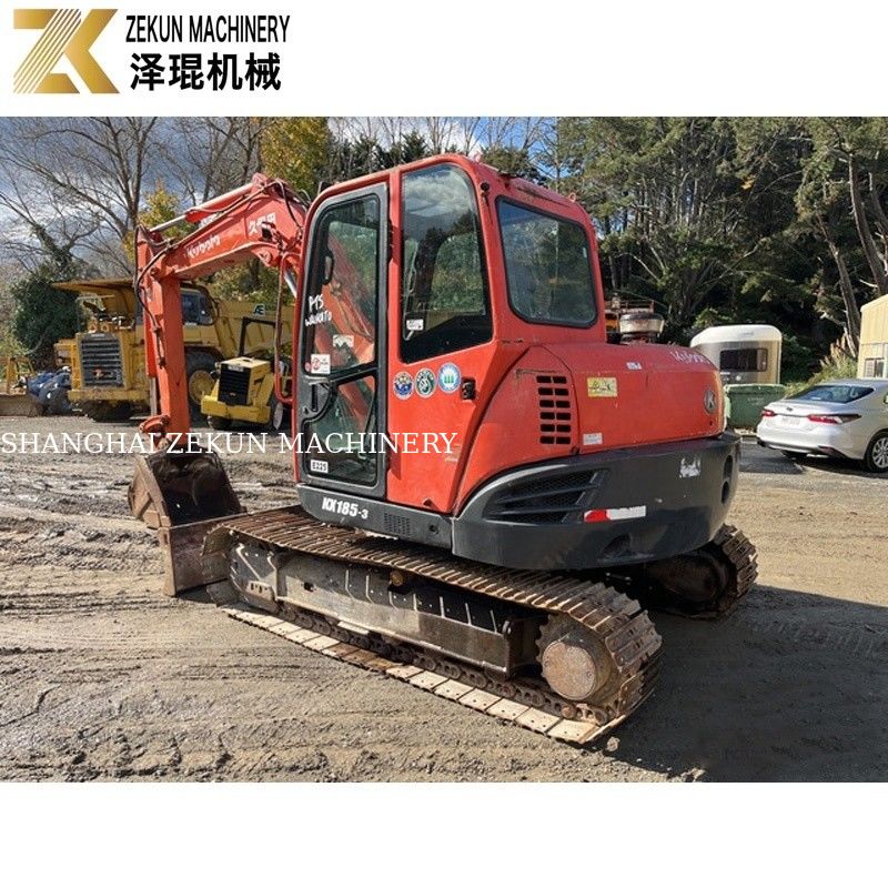KX185 KX185-3 8 Ton Mini Excavator Kubota 185 Used Excavator Machine
