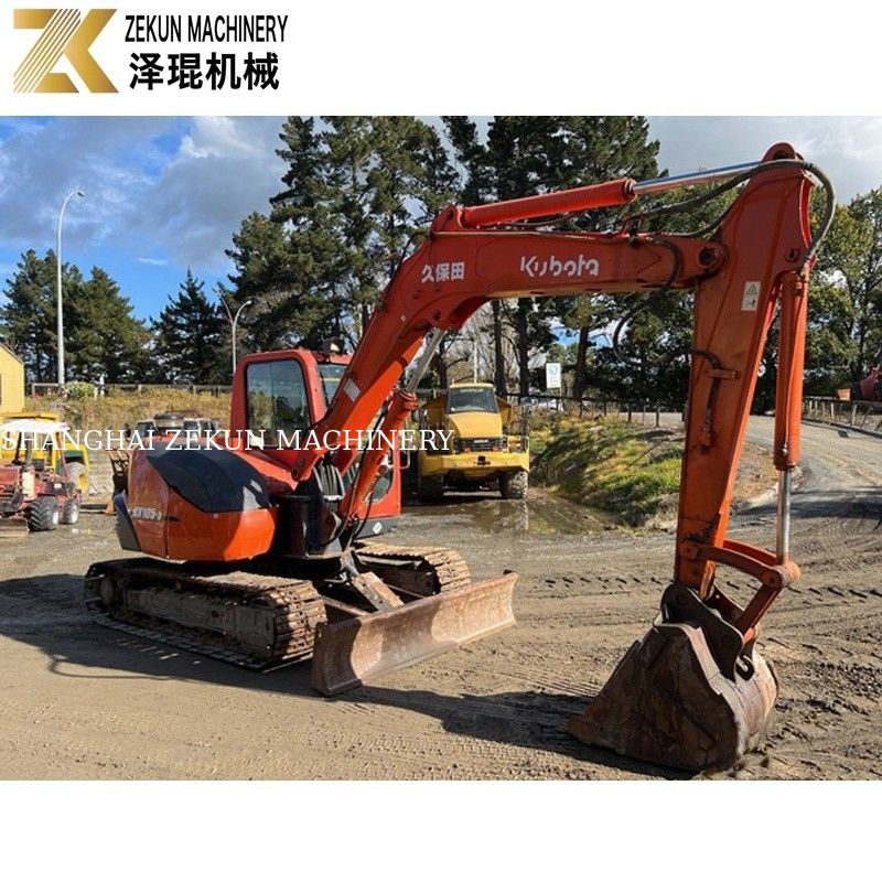 KX185 KX185-3 8 Ton Mini Excavator Kubota 185 Used Excavator Machine