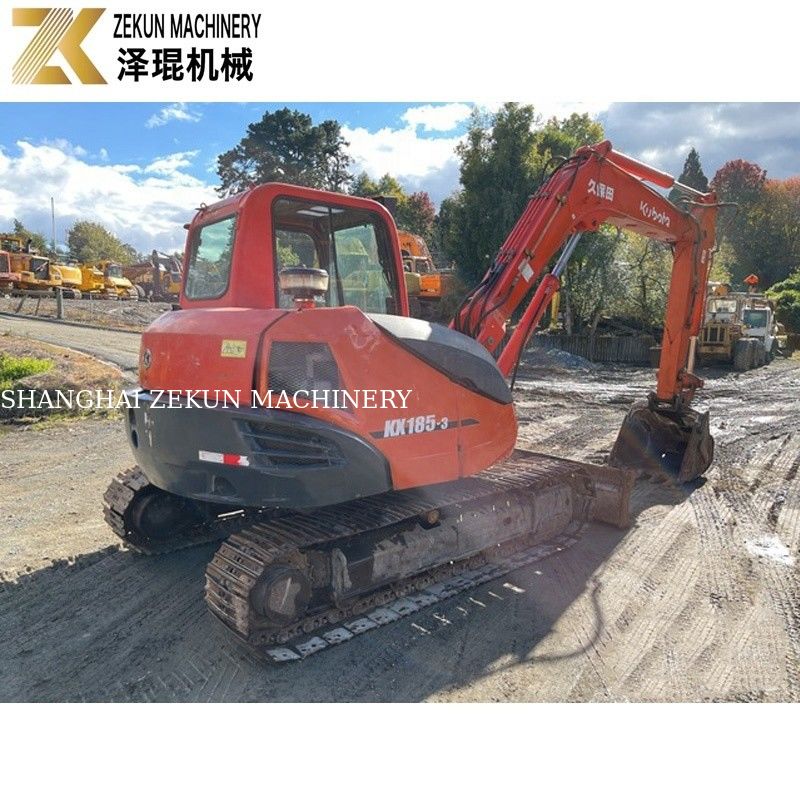 KX185 KX185-3 8 Ton Mini Excavator Kubota 185 Used Excavator Machine