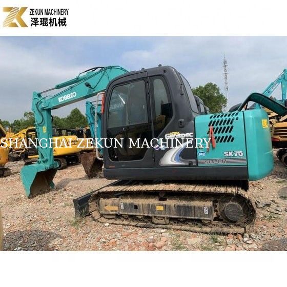 Mini Kobelco SK75 SR UR Excavator with Original Paint and 6850 KG Weight