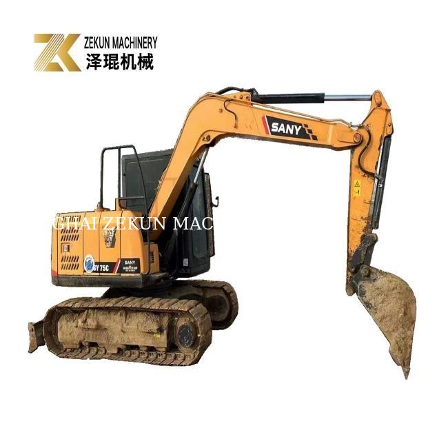 7.5ton SANY 75C Excavator Used With Other Hydraulic Cylinder And In 2015