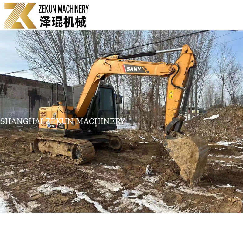 7.5ton SANY 75C Excavator Used With Other Hydraulic Cylinder And In 2015