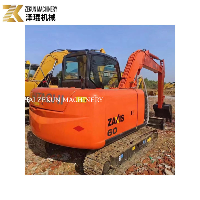 HITACHI ZX 60 6 ton Mini Secondhand Hydraulic Excavator with 0.22 m3 Bucket Capacity