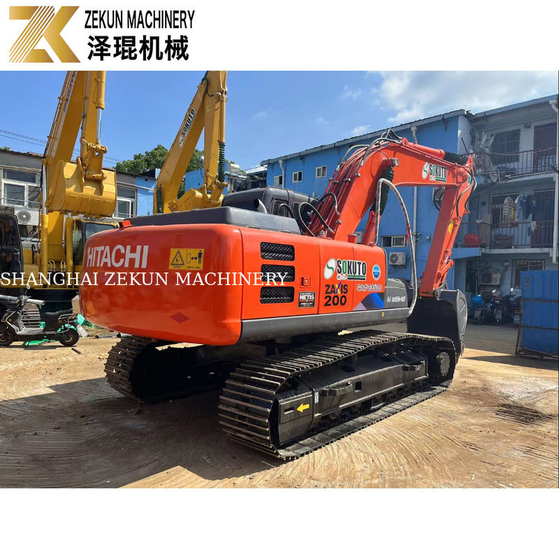 20 Ton Used Second Hand HITACHI ZX 200-3G Crawler Excavator Digger Good Condition