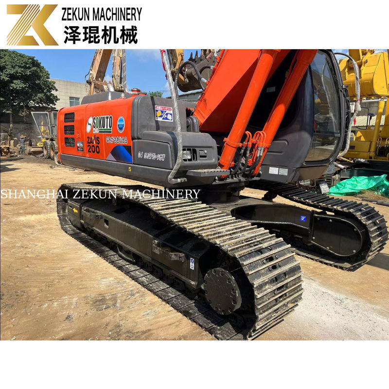 20 Ton Used Second Hand HITACHI ZX 200-3G Crawler Excavator Digger Good Condition