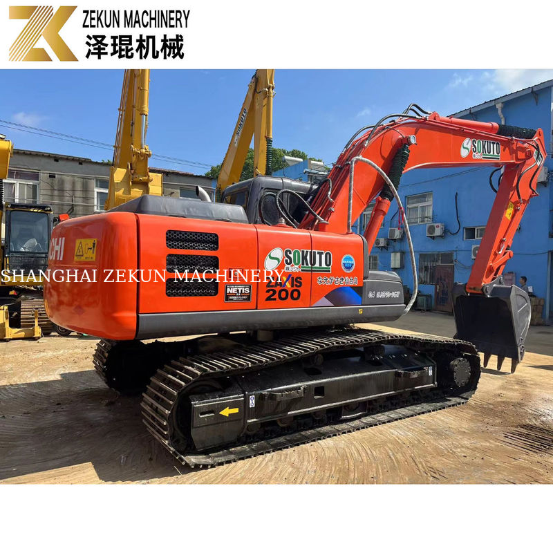 20 Ton Used Second Hand HITACHI ZX 200-3G Crawler Excavator Digger Good Condition